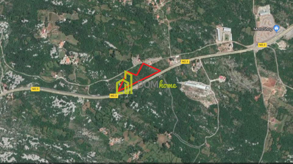 Plac 12398m2, Brežine